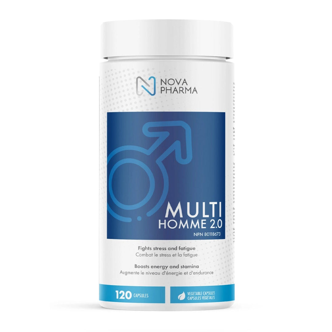 Multivitamines pour hommes Nova Pharma 2.0 (120 gélules)