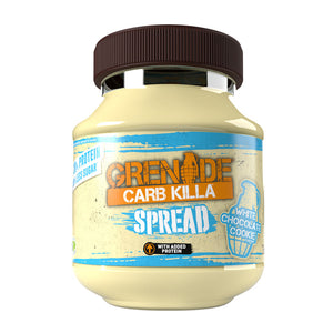 Pâte à tartiner protéinée Grenade Carb Killa, biscuit au chocolat blanc (360 g)