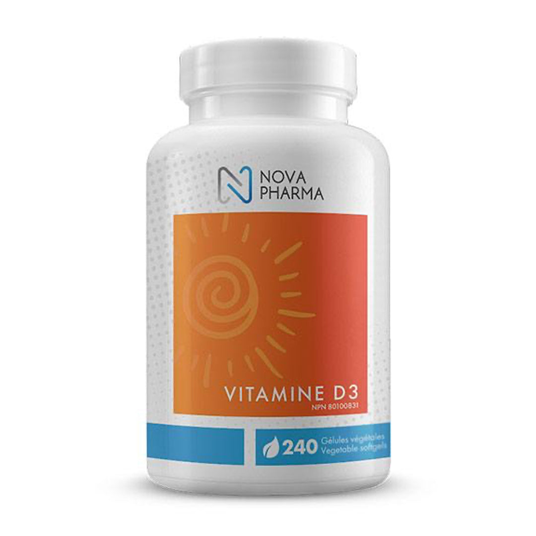 Nova Pharma Vitamine D3 (240 gélules) 