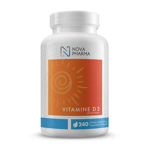Nova Pharma Vitamine D3 (240 gélules) 
