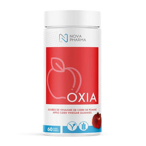 Vinaigre de cidre de pomme Nova Pharma Oxia (60 gommes) 