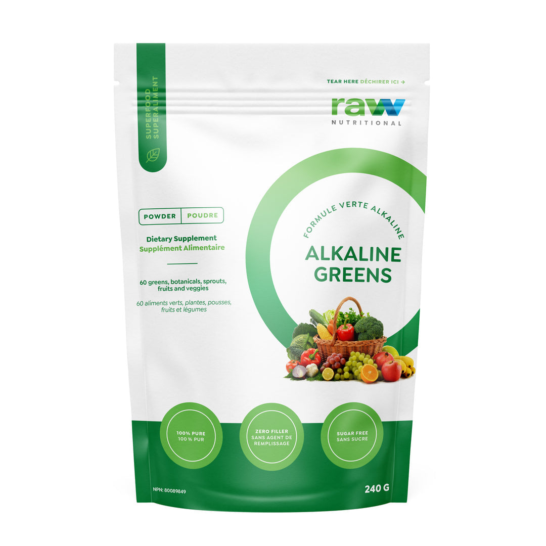 Légumes verts alcalins crus et nutritifs (30 portions) 