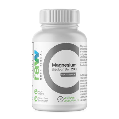 Magnésium brut nutritionnel Bys-Glycinate (60 gélules)