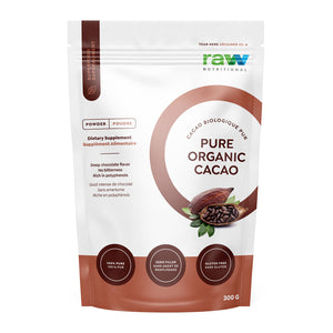 Cacao biologique pur et nutritif cru (300 g)