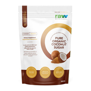 Sucre de coco biologique pur et nutritif cru (300 g)