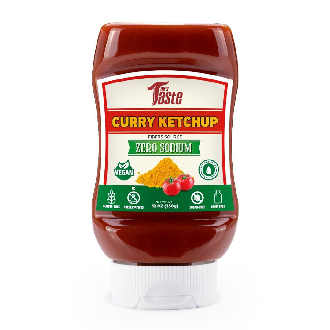 Sauce ketchup au curry zéro calorie Mrs. Taste (350 g) 