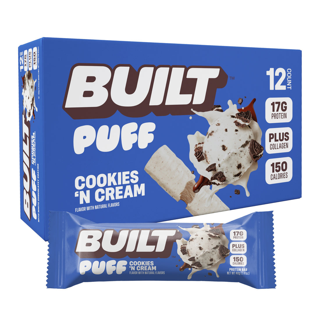 Built Puff Protein Bars (12 Bars)