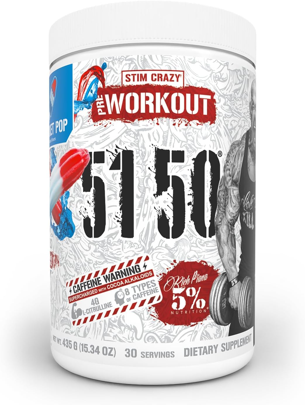 5% Nutrition 5150 High Stim Pre-Workout Powder