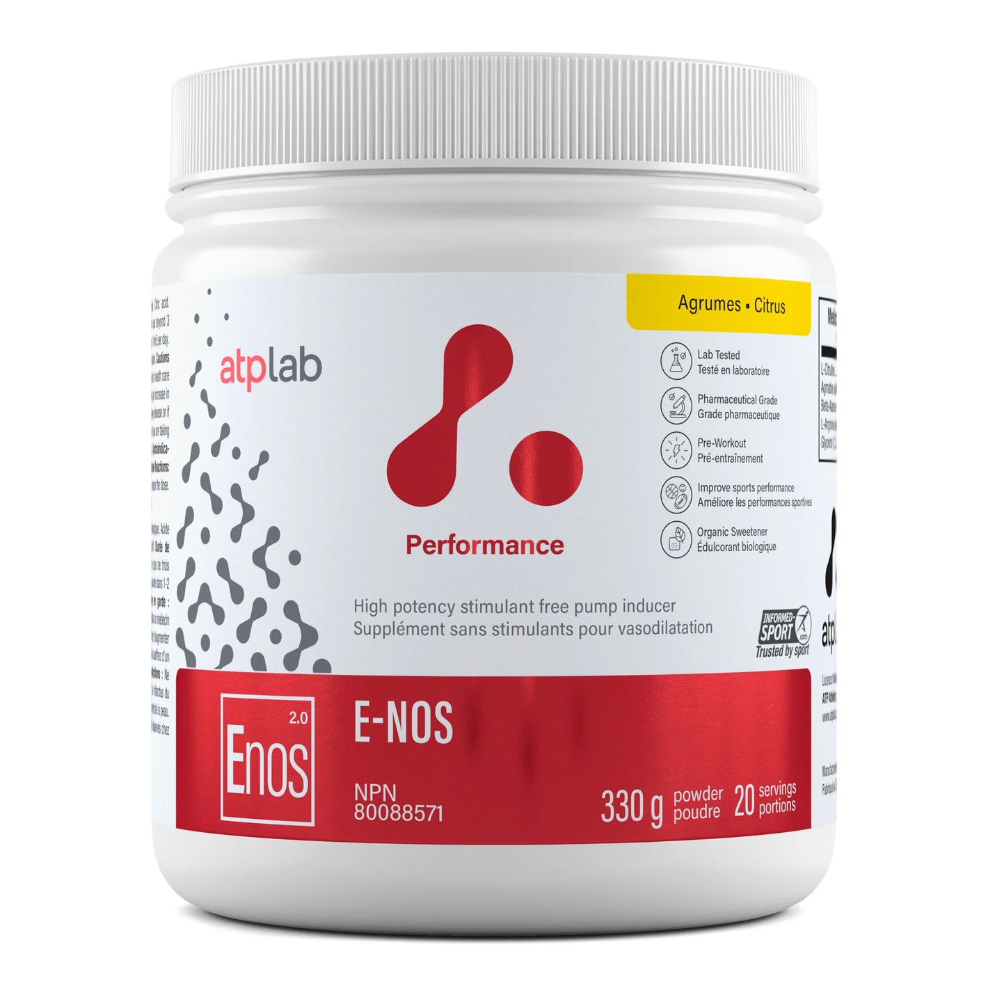 ATP Lab E-Nos Pre-Workout (20 Servs)