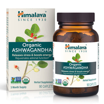 Himalaya Organic Ashwagandha (90 Tabs)