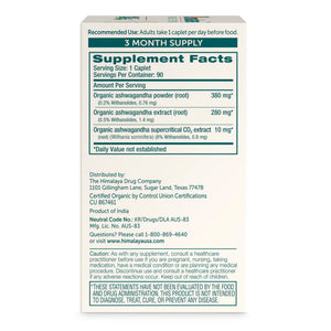 Himalaya Organic Ashwagandha (90 Tabs)