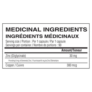Croyez au cuivre et au zinc (90 capsules) 