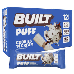 Built Puff Protein Bars (12 Bars) - Best Before 09/2026