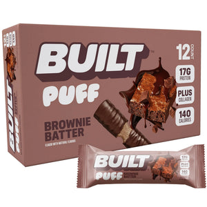 Built Puff Protein Bars (12 Bars) - Best Before 09/2026