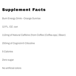Bum Energy Drink (1 Can)