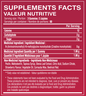 Limitless Pharma Creatine Gummies (180 Gummies)