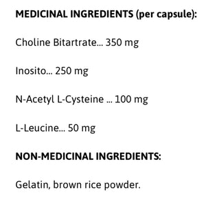XPN Choline Inositol + NAC (180 gélules)