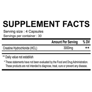 Intel Labs Creatine HCL (120 Caps)