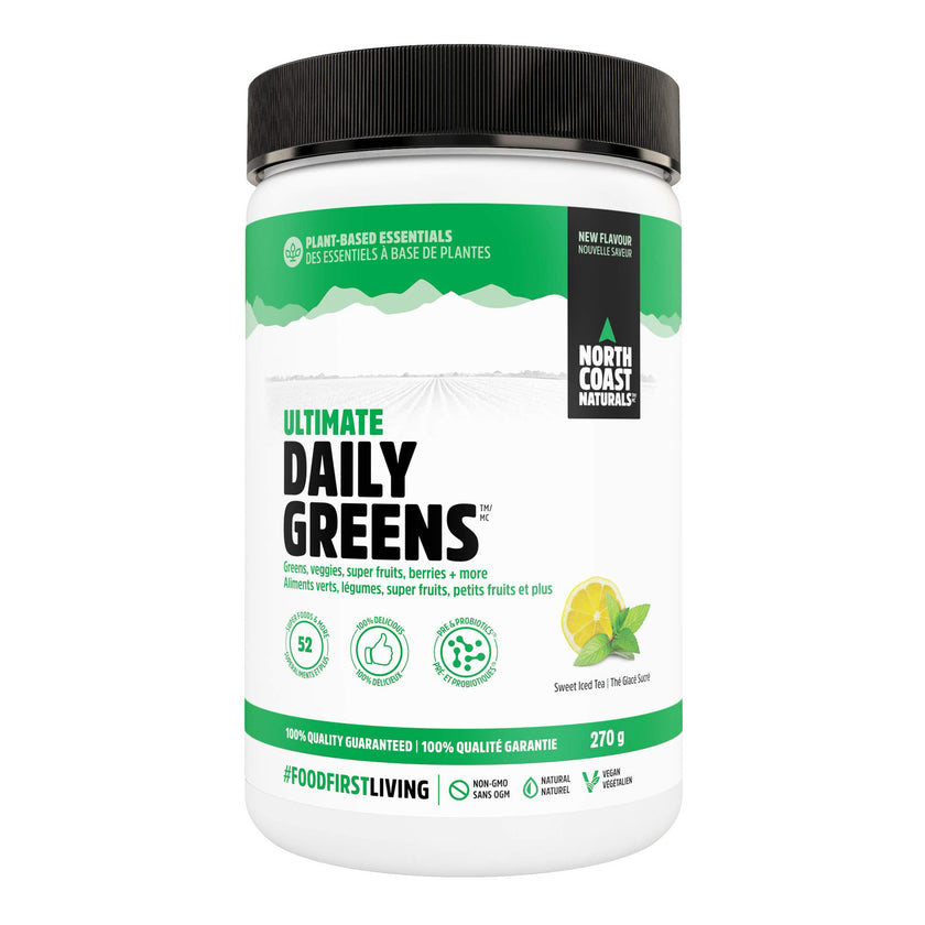 Compléments alimentaires quotidiens Ultimate Greens de North Coast Naturals (270 g)