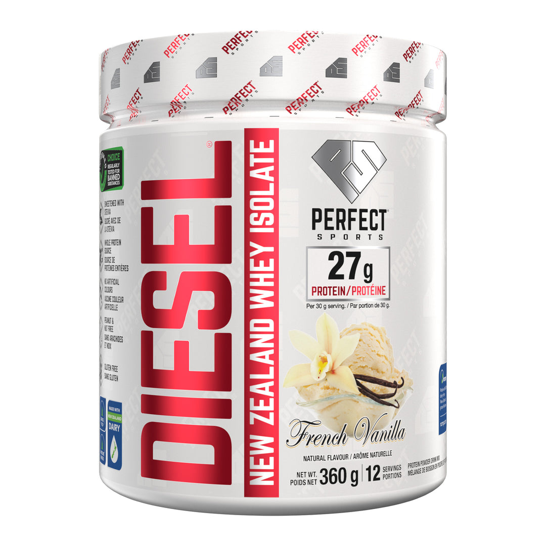 Isolat de protéines de lactosérum Perfect Sports Diesel Nouvelle-Zélande (360 g) 