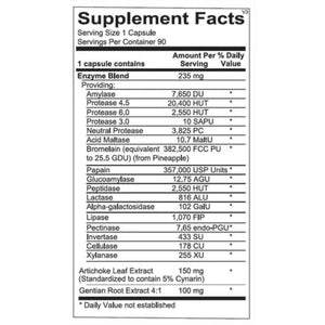 Aide à la digestion Revive (90 capsules) 