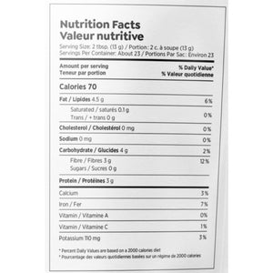 Graines de lin moulues biologiques pures et nutritionnelles brutes (300 g)