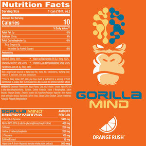 Gorilla Mind Energy Drink (1 Can)