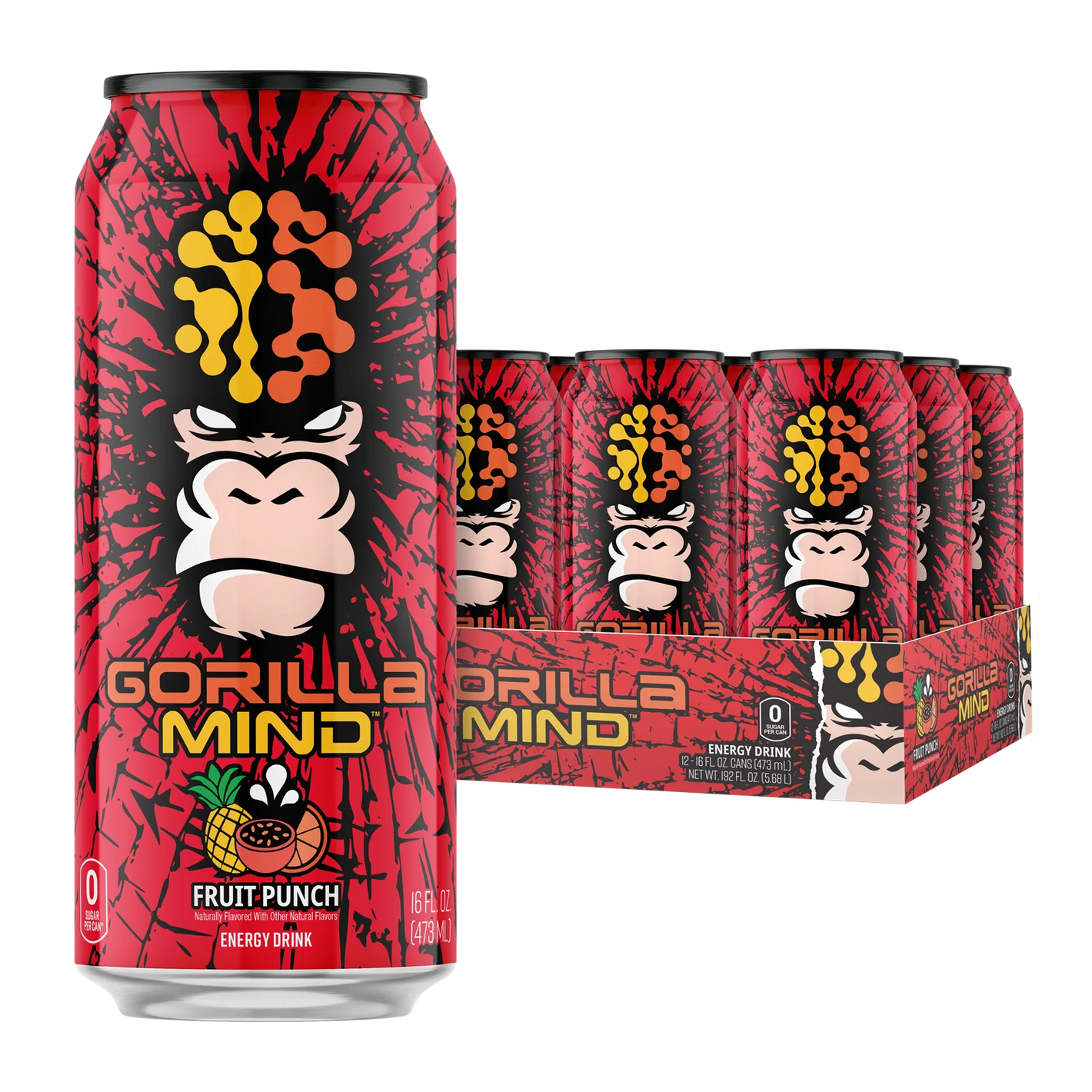 Gorilla Mind Energy Drink 12/Cans