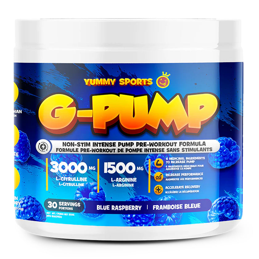 Yummy Sports G-Pump Non-Stimulant Pre-Workout (30 Servs)