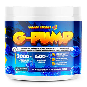 Yummy Sports G-Pump Non-Stimulant Pre-Workout (30 Servs)