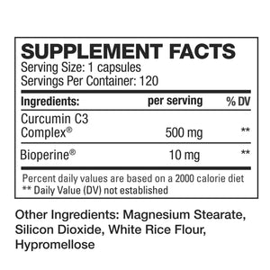 HD Muscle Curcumin (120 Caps)