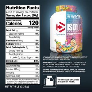 Dymatize Iso 100 Hydrolyzed Protein (5lbs)