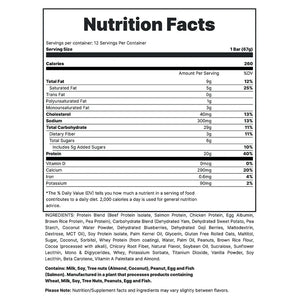 Redcon1 MRE Protein Bars (12 Bars)