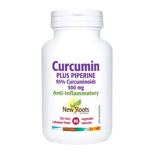 New Roots Curcumin With Piperine 500mg (90 Caps)