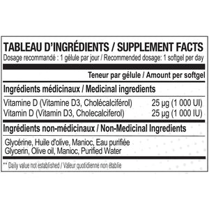 Nova Pharma Vitamine D3 (240 gélules)