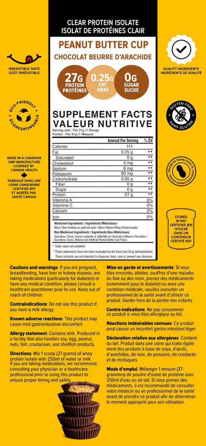 BULK Whey Protein Isolate (1lb to 7.5lbs)