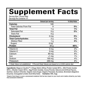 Magnum Quattro Protein Isolate (4lbs)