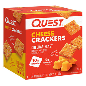 Craquelins au fromage Quest (4 sachets)