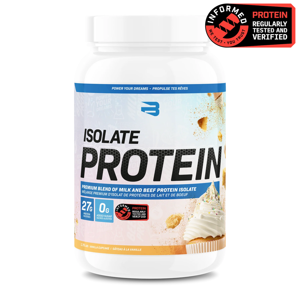 Believe Protéine Isolat Aromatisée (798g)