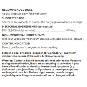 Diindolyméthane DIM (nutritionnel brut) (90 gélules) 