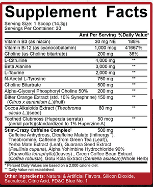 5% Nutrition 5150 High Stim Pre-Workout Powder