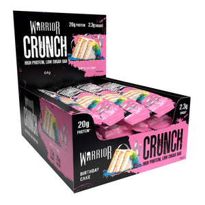 Warrior Crunch Protein Bars (12 Bars) - Best Before 09/25