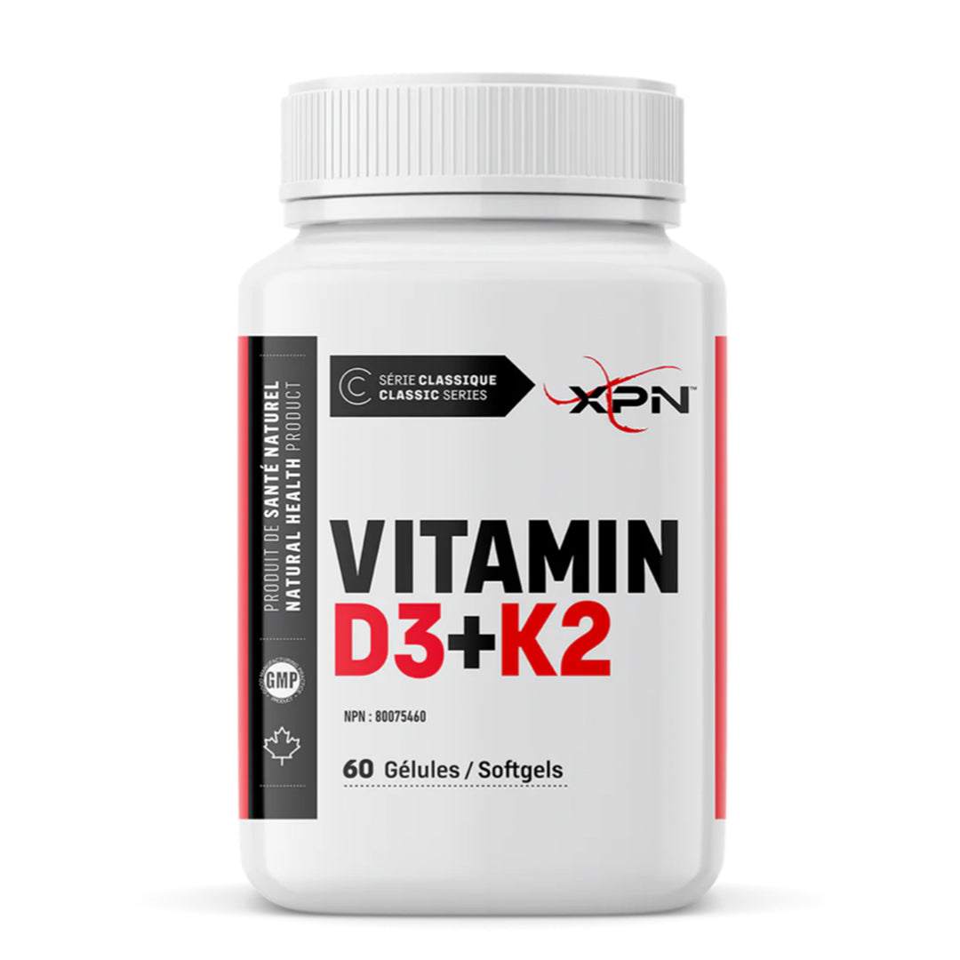 XPN Vitamin D3+K2 (60 Softgels)