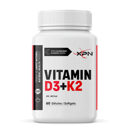 XPN Vitamine D3+K2 (60 gélules) 