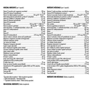 Vitamines XPN Opti (120 gélules)