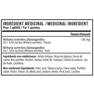 Gommes Zen Ashwagandha de Nova Pharma (60 gélifiés) 