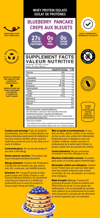 BULK Whey Protein Isolate (1lb to 7.5lbs)