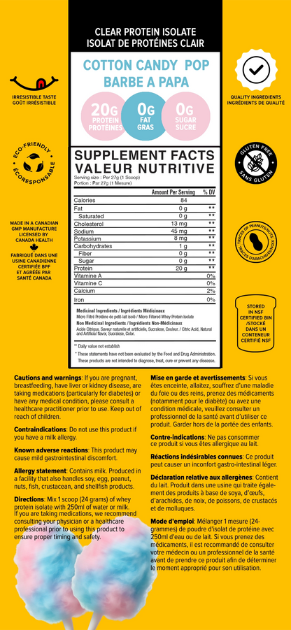 BULK Clear Protein Isolate (1lb to 5lbs)